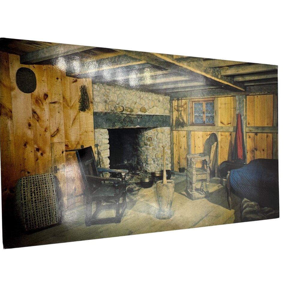 Vintage Postcard Of Heritage Plantation Museum Interior